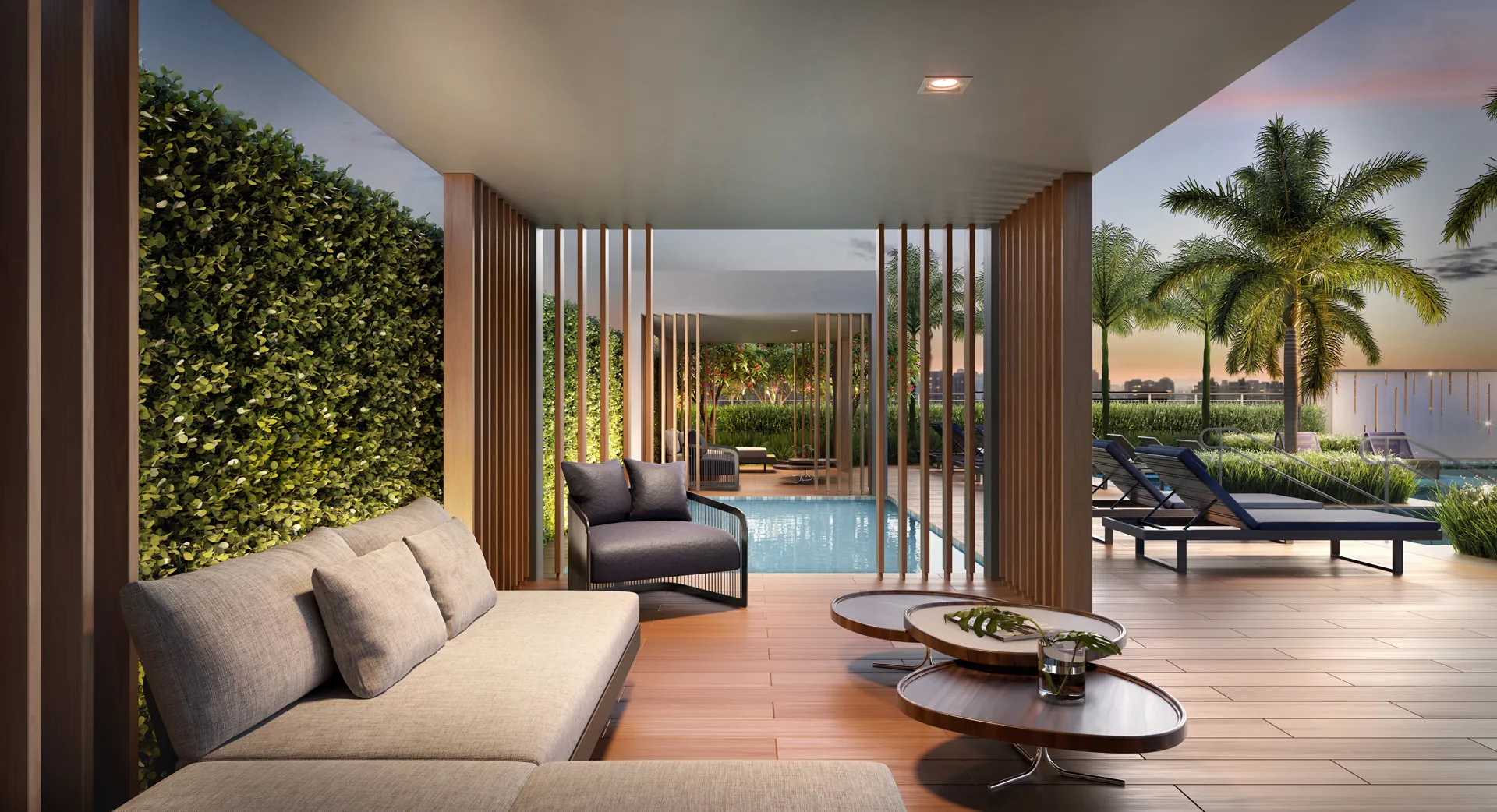 Pool house do Green View Residence