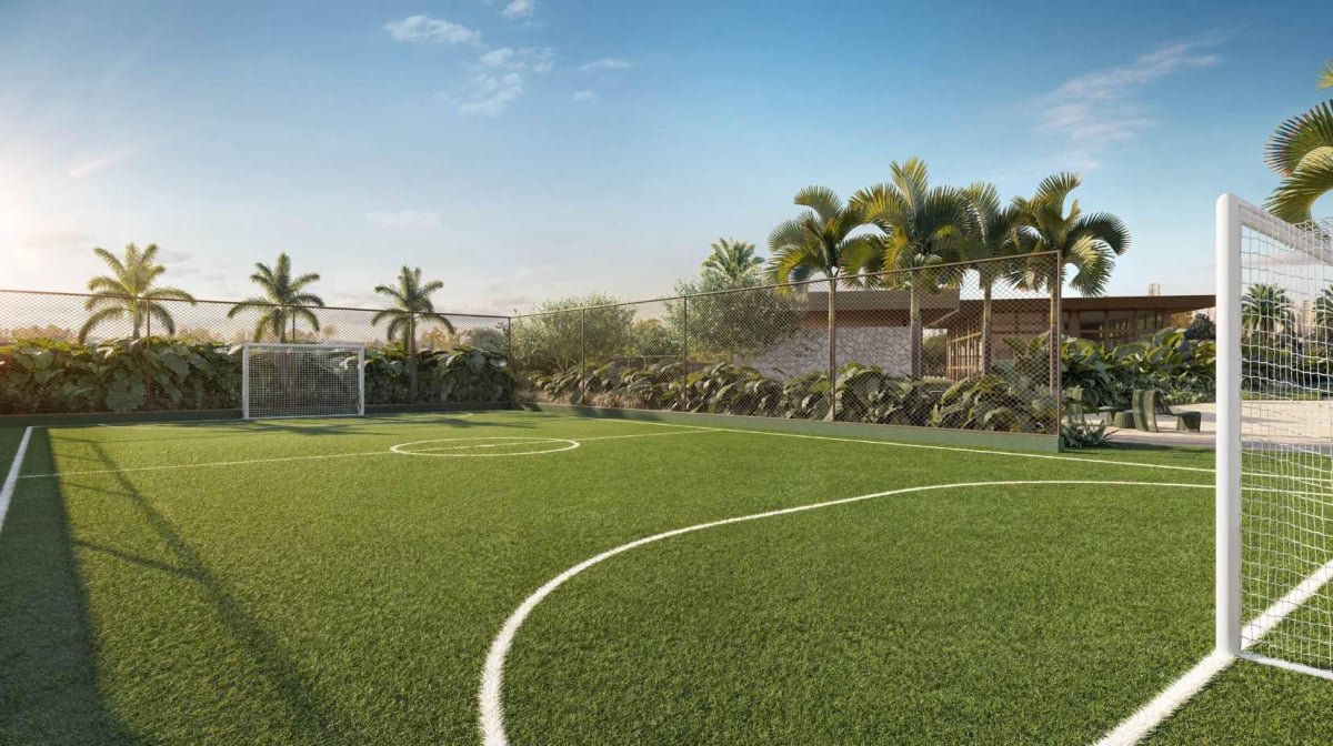 Quadra de futebol society do Jardim da Hípica